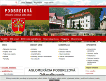 Tablet Screenshot of podbrezova.sk